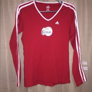 Red LA clippers long sleeve
